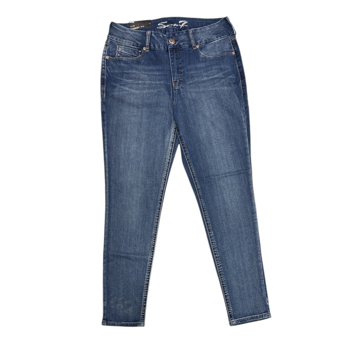 Seven7 Women's Tummyless Slimmer Silhouette Body Sculpting Skinny Jeans