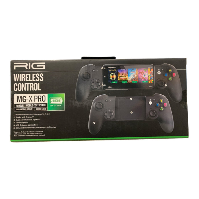 RIG MG-X PRO Mobile Gaming Controller for Android, Black