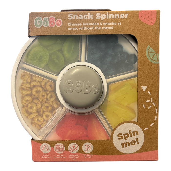 Gobe Kids Original Snack Spinner, BPA-Free 5 Compartment Container