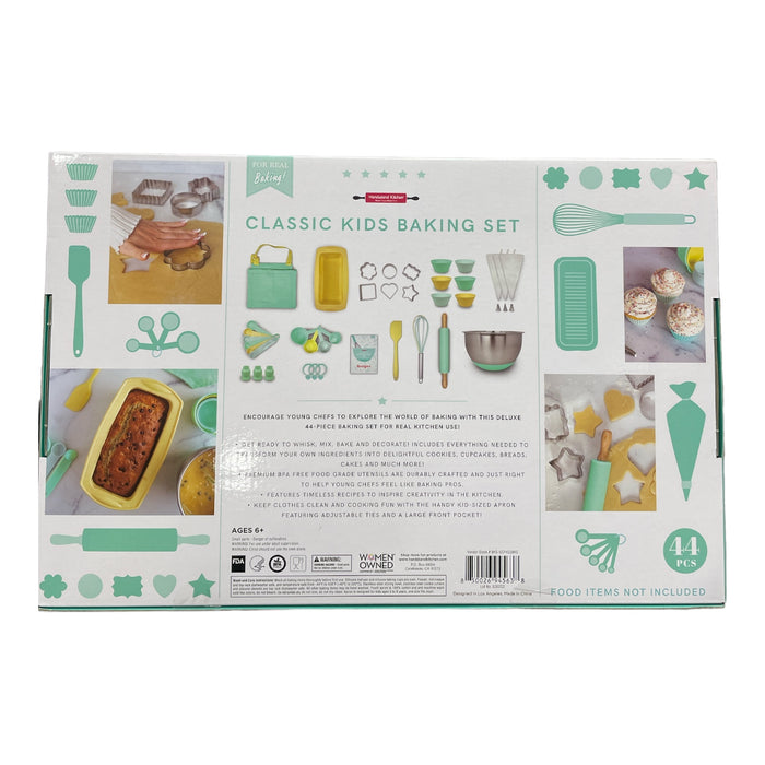 Handstand Kitchen Classic Kids Baking Set for Cookies, Cupcakes & More, 44 Piece