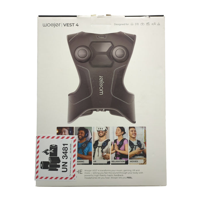 Woojer Vest 4 High-Fidelity Haptics for VR, Games, Music, Movies, and Wellness