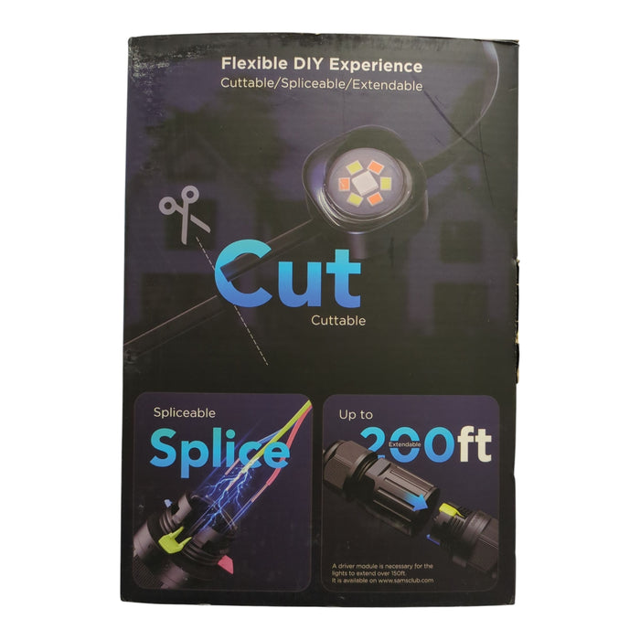 Govee Cuttable LED Permanent Outdoor Lights Pro, 100ft, Black, H806AA11