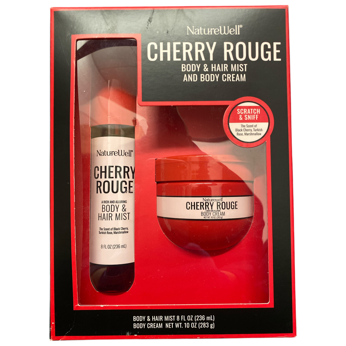Cherry Rouge NatureWell Cherry Rouge Body & Hair Mist and Body Cream Kit — Ewirelessgear