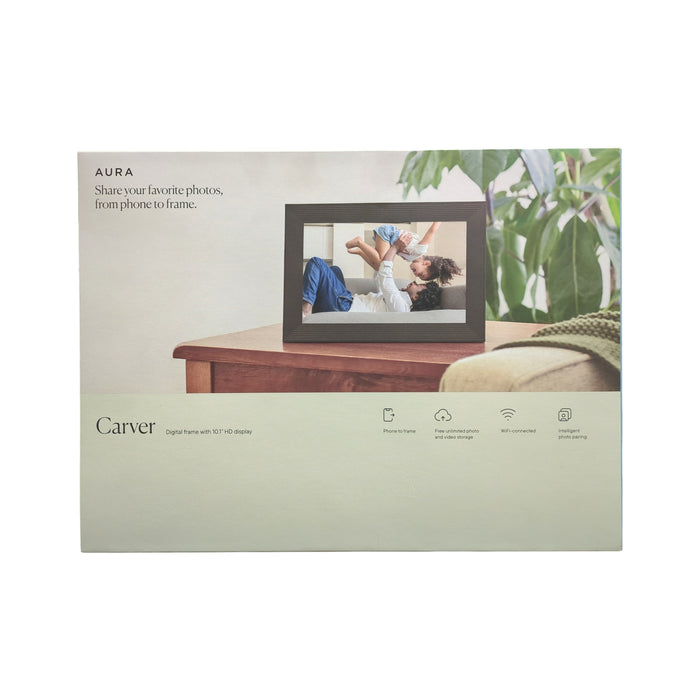 Aura 10" Carver LCD Display Digital Photo Frame