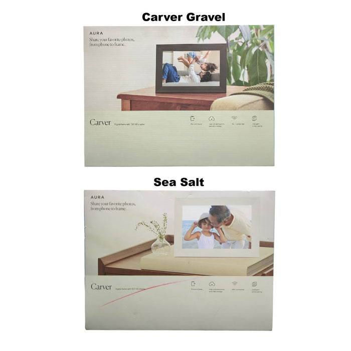Aura 10" Carver LCD Display Digital Photo Frame