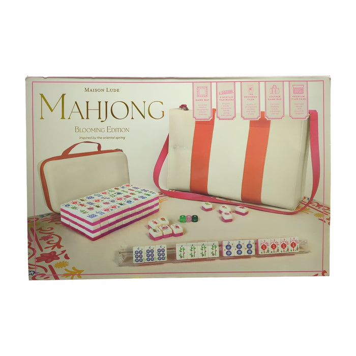 Maison Lude Deluxe Acrylic Mahjong Starter Set, Blooming Edition