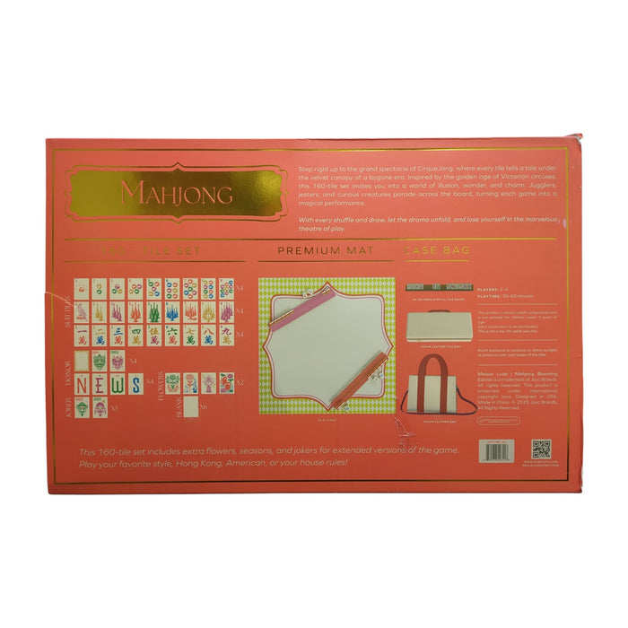 Maison Lude Deluxe Acrylic Mahjong Starter Set, Cirquejong Edition