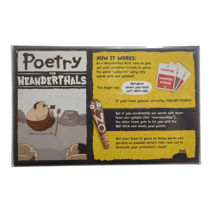 Poetry for Neanderthals Word-Guessing Card Game
