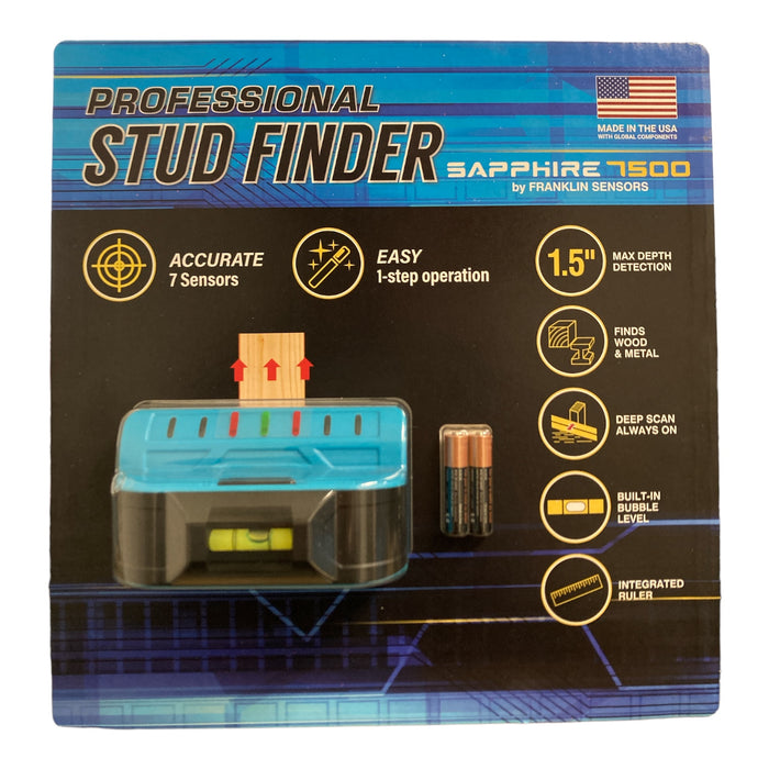 Franklin Sensors Professional Sapphire 7500 Stud Finder with Built in Level