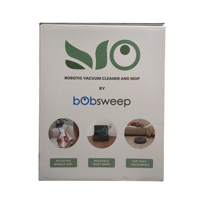 bObsweep Bio Self-Emptying Robot Vacuum & Mop, 100-Day Dock, Rock, Pet24-7-113