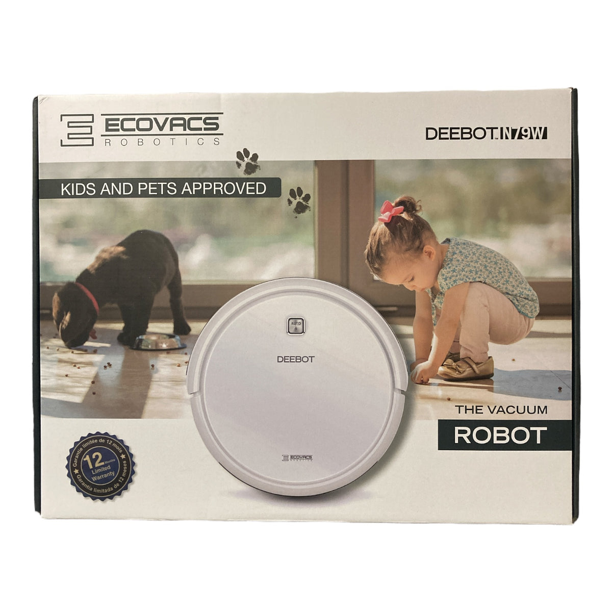 Ecovacs Robotics Deebot N79W Floor Vacuum Robot, White — Ewirelessgear