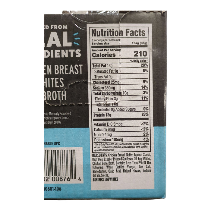 WILDE Sea Salt & Vinegar Protein Chips, 1.34oz, 8pk