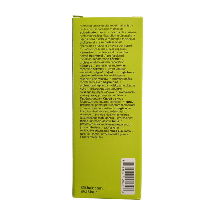 K18 Biomimetic Hairscience Professional Molecular Repair Hairmist, 5floz