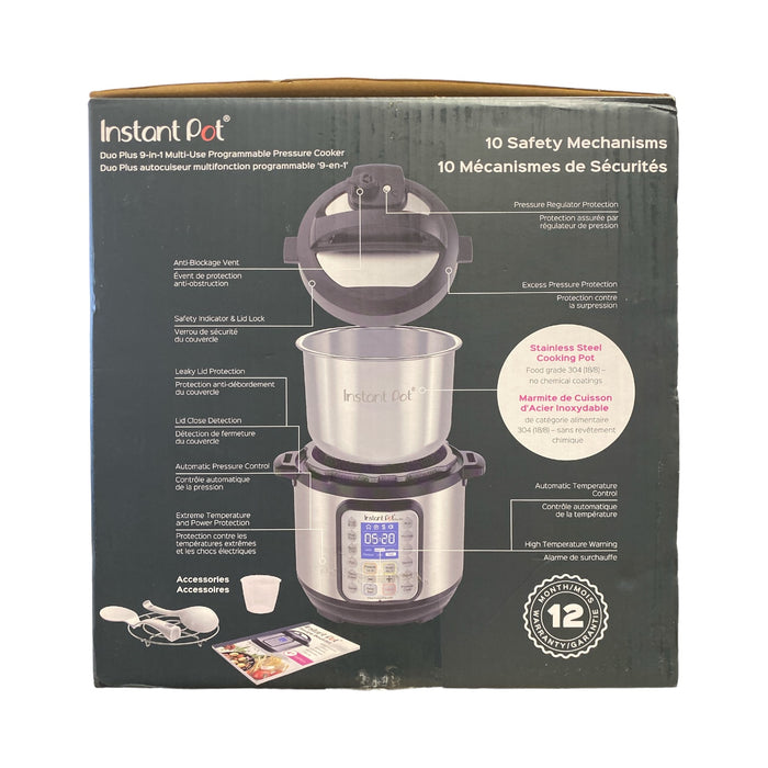 Instant Pot Duo Plus Mini 9-in-1 Multi-Use Programmable Pressure Cooker, 3 Quart