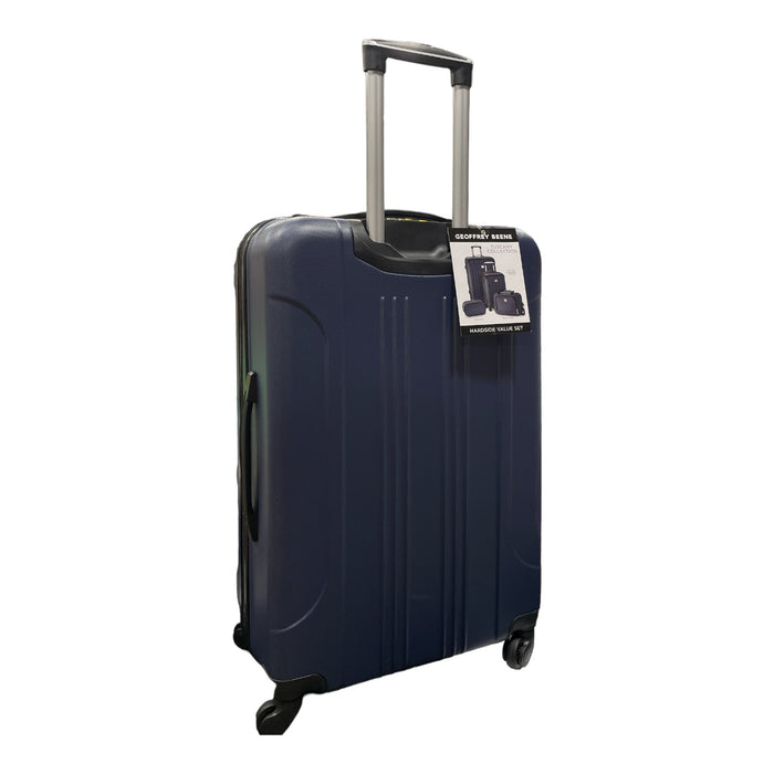 Geoffrey Beene Tuscany Hardside Collection Luggage Set, 4 Piece, Navy