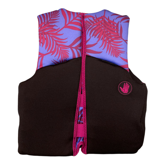 Body Glove Girls USCG Approved Life Jacket Vest, Palm Purple (55-88lbs)