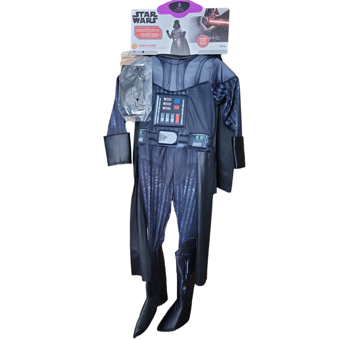 Rubies Star Wars Darth Vader Jumpsuit with Boot Tops, Gloves, & Mask Costume