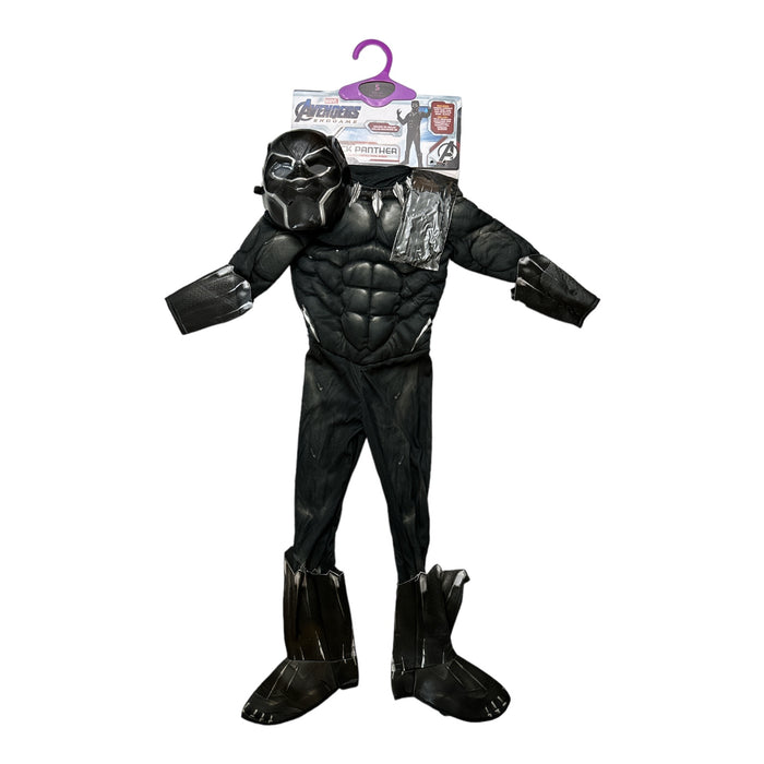 Marvel Avengers Boy's Black Panther Jumpsuit & Accessories Halloween Costume