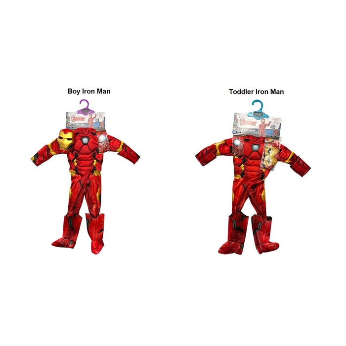Rubies Marvel Avengers Boy's Iron Man Jumpsuit, Mask & Gloves Halloween Costume