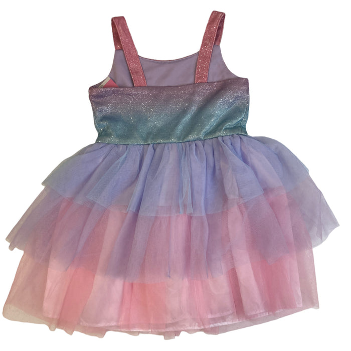 Zunie Girl Girl's Lilac Ombre Shimmer Special Occasion Dress