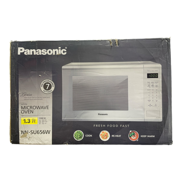 Panasonic NN-SU656W Countertop Microwave Oven with Genius Sensor, 1100W 1.3Cu Ft