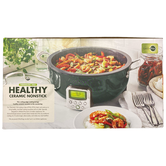 GreenPan Elite 6-Quart Essential Smart Nonstick Skillet, Ponderosa Pine