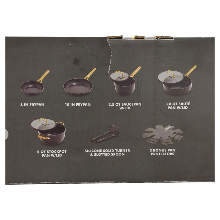 GreenPan Reserve 10-Piece Pro Ceramic Nonstick Cookware Set, Black