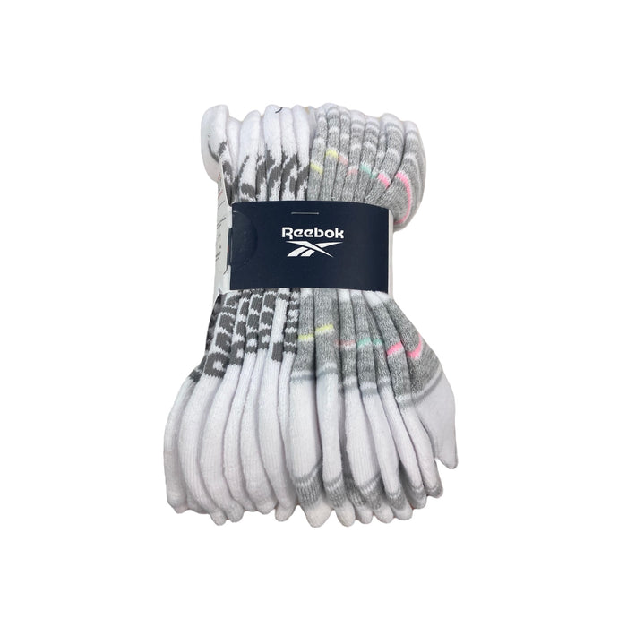 Reebok Ladies Cushion Low Cut Performance Training Socks, 8 Pair
