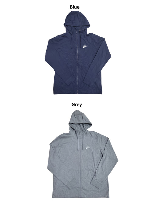 Nike Men's Full-Zip Pockets Comfortable Long Sleeve Hooded Sweatshirt
