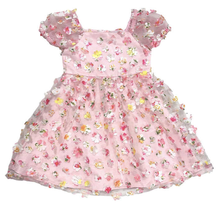 Rare Editions Girls Lightweight Knee Length Special Occasion Dress