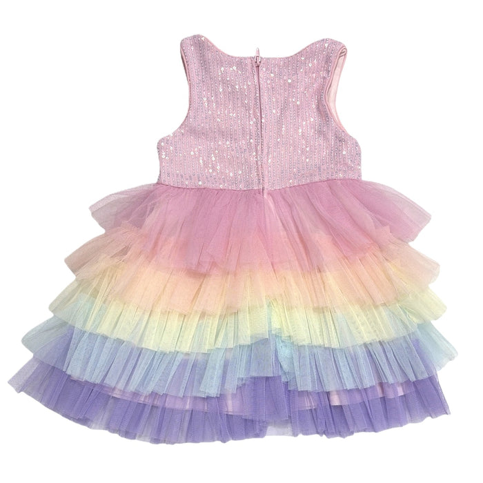 Rare Editions Girls Lightweight Knee Length Special Occasion Dress