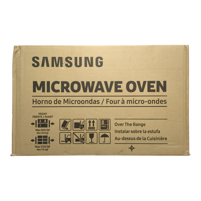 Samsung Over-the-Range Microwave Fingerprint Resistant Stainless, 1700W, 2.1cuft
