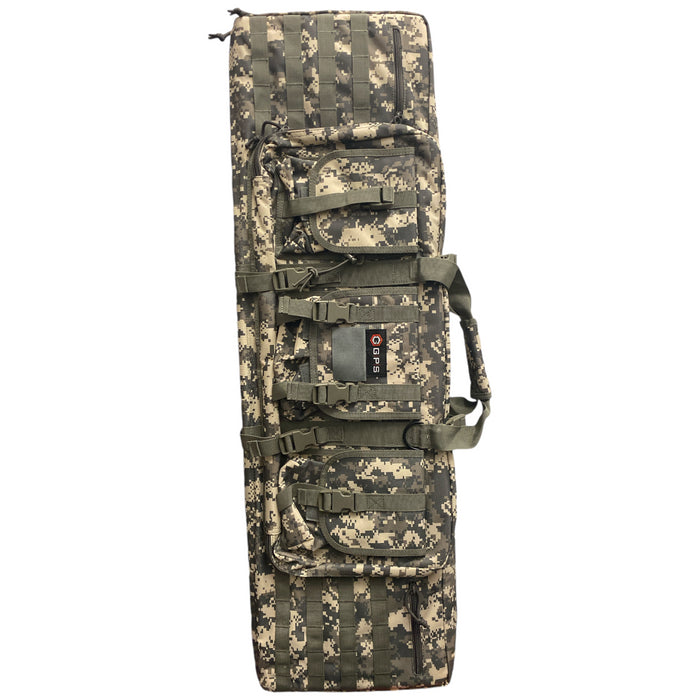 GPS 42" Double Rifle Case with Padded Backpack Straps, ACU Camo