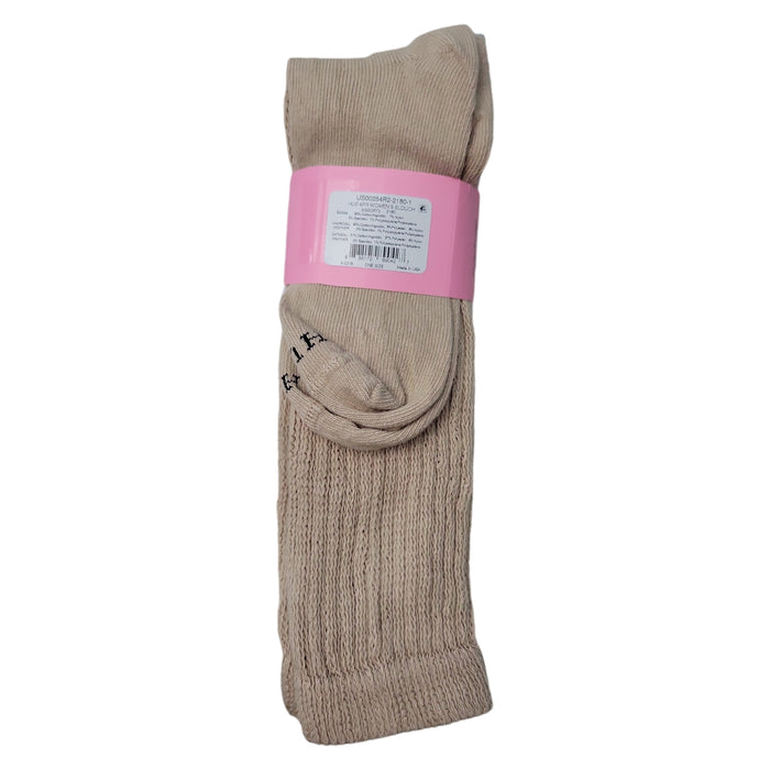 Hue Women's 4-Pack Elastic Top Band Soft Relaxed Slouch Sock