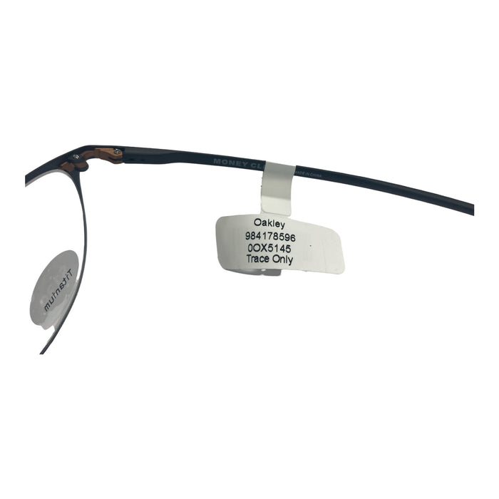 Oakley Money Clip 52mm Round Eyeglasses Frame, Satin Black, 0OX5145-0152