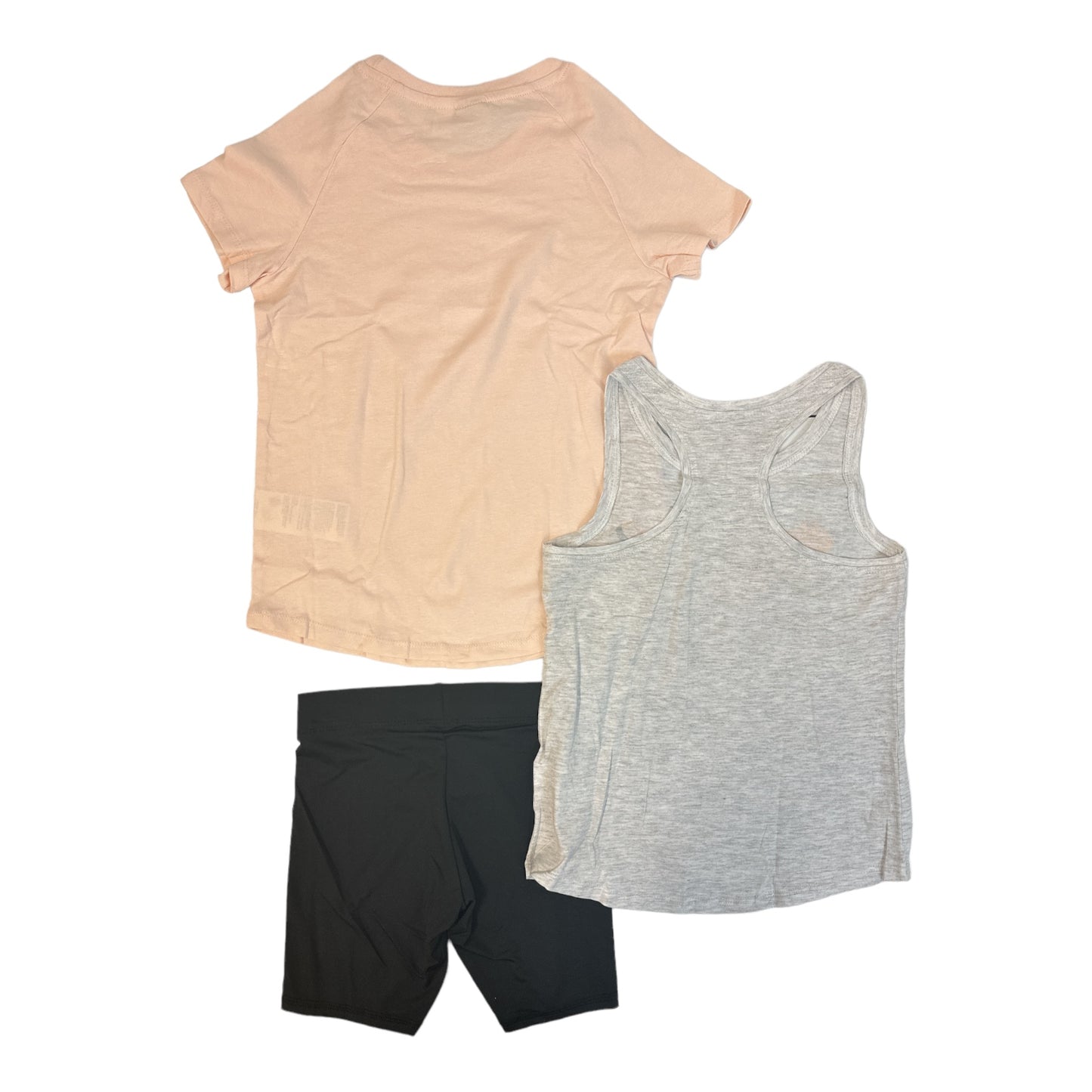 Puma Girl's 3-Piece Jersey T-Shirt, Tank & Shorts Sporty Set