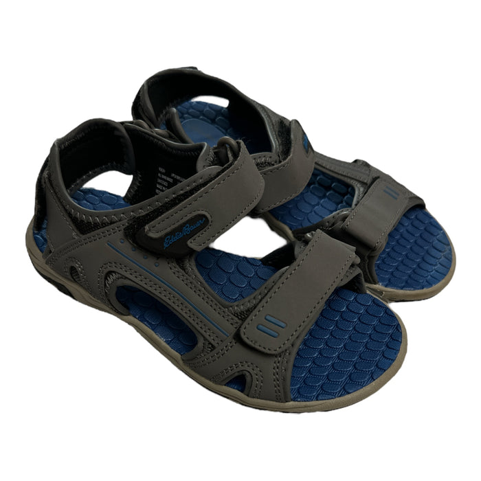 Eddie Bauer Boy's Comfort Sole 3 Adjustable Straps River Sandal