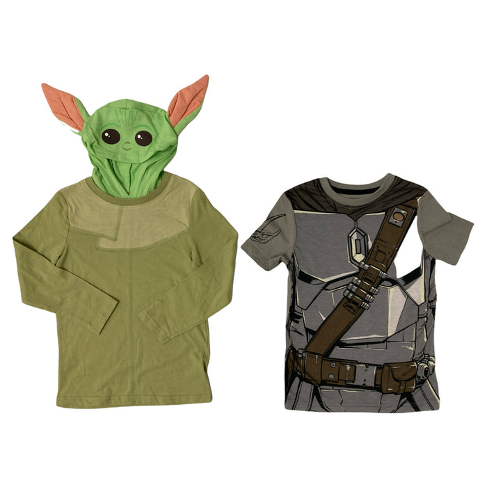 Star Wars The Mandalorian Boy's Lightweight Hoodie & T-Shirt