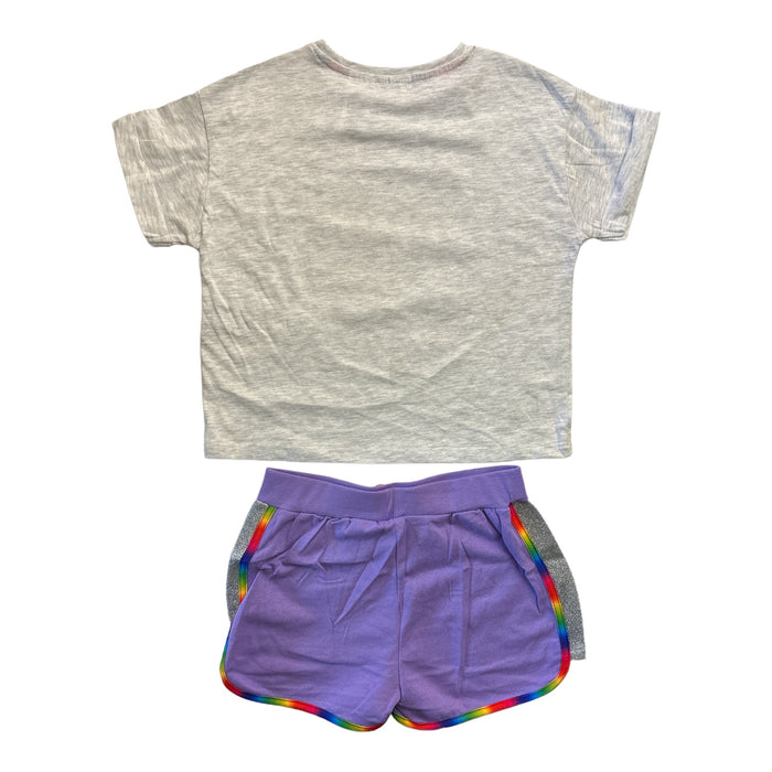 Rainbow High Girl's 2 Piece Short Sleeve & Short Play Set