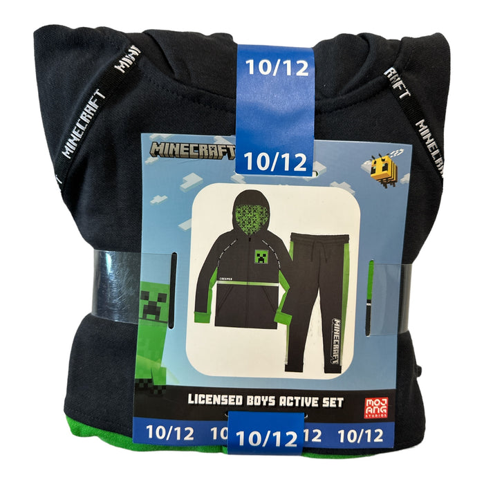 Minecraft Licensed Boy's 2 Piece Hoodie & Jogger Pant Active Set