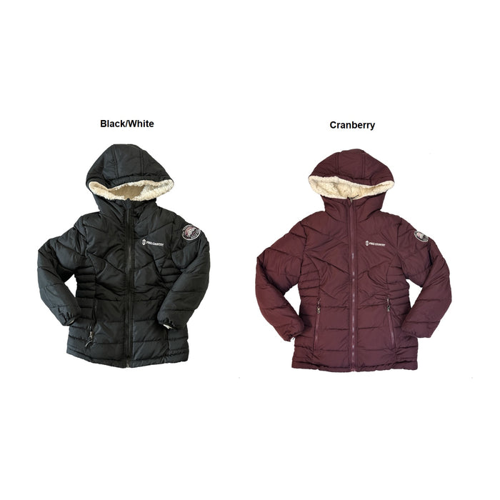 Free Country Girl's Insulated & Warm Reversible Jacket