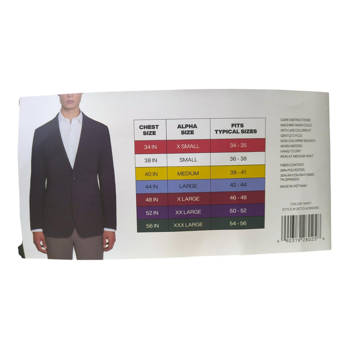DKNY Men's Lightweight & Breathable Modern Fit Travel Blazer