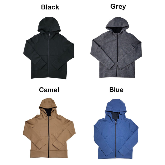 Member's Mark Boys Kangaroo Pocket Full-Zip Tech Jacket, MM23518