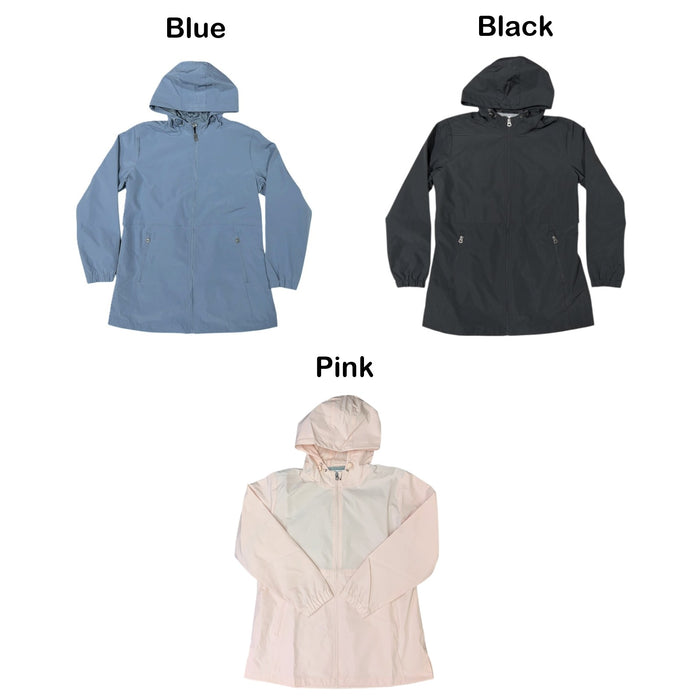 WP Weatherproof Women's Lightweight Wind Resistant Rain Jacket