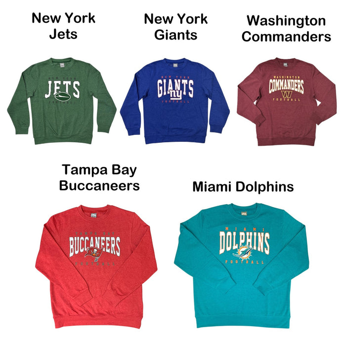 NFL Men's False Start Classic Fit Fleece Crewneck Sweatshirt