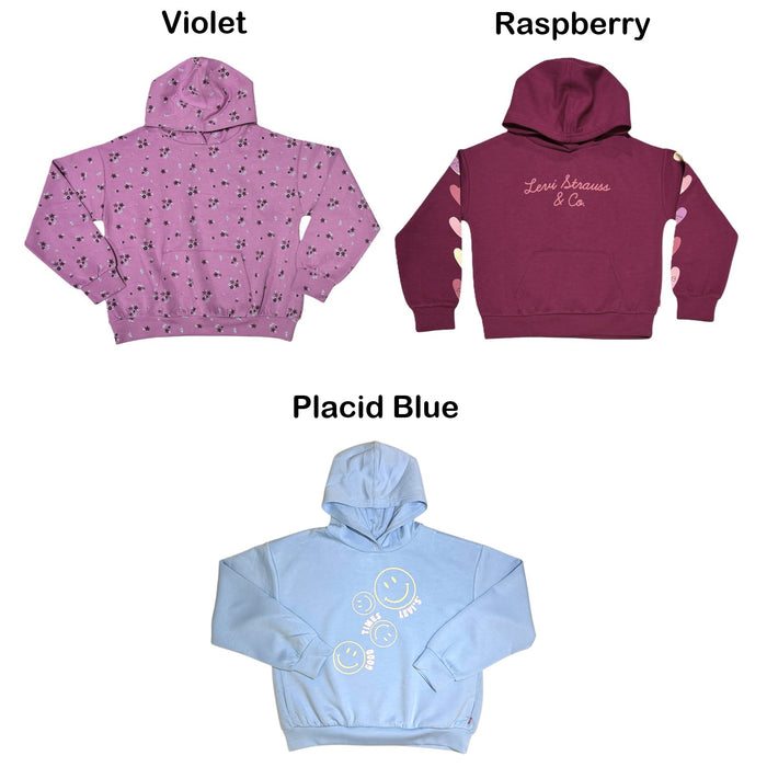 Levi's Girl's Relaxed Fit Fleece Hoodie