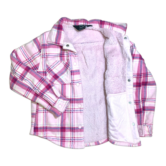 Member's Mark Girls Fleece Shacket, Sherpa Lined with Side Pockets