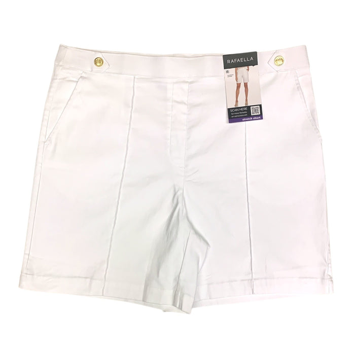Rafaella Women's 7" Stretch Short, High Stretch Tab Waistband