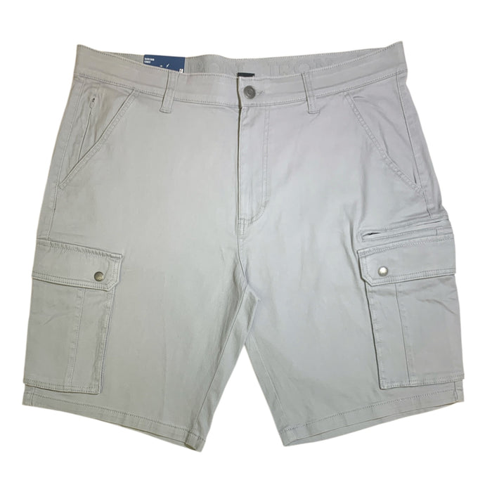 Iron Clothing Co. Men's Regular Fit Stretch Cargo Short with Side Zipper Cargo