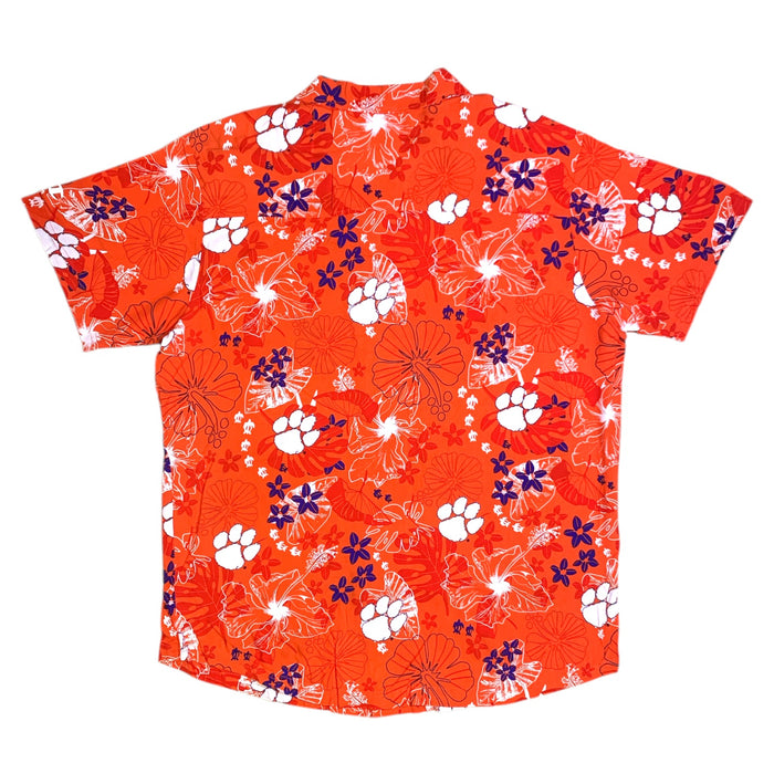 Champion Mens Short Sleeve Collared Button Down NCAA Shirt, CBMKM